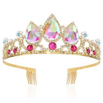 Bandana Crown VELSCRUN Rapunzel para meninas Princess Tiara Bandana Crown VELSCRUN Rapunzel para meninas Princess Tiara