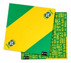 Bandana Da Copa Para Cães Gatos Dupla Face Confortável Chic P 30cmx30cm Copa Verde E Amarelo Canarinho P