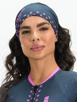 Bandana De Ciclismo Cinza e Rosa Evolution Savancini (3230)