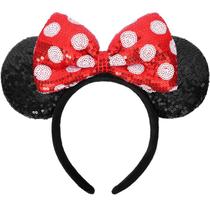 Bandana de Mickey para Mulheres e Meninas (Vermelha)