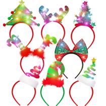 Bandana de Natal HOVACY Light Up LED Lights 8 peças