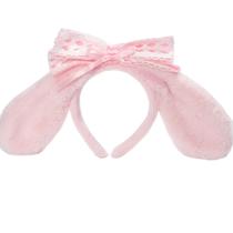 Bandana de pelúcia Chasing DreamsMRL Anime para mulheres rosa