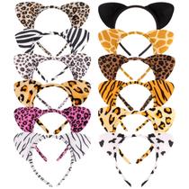 Bandana de pelúcia YARIEW Cat Ears and Horns para fantasia de cosplay Bandana de pelúcia YARIEW Cat Ears and Horns para fantasia de cosplay