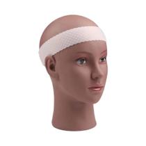 Bandana de Silicone Antiderrapante para Peruca - Preta e Marrom