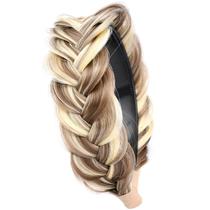 Bandana DIGUAN, larga, bagunçada, trançada, cabelo sintético, para meninas e mulheres Bandana DIGUAN, larga, bagunçada, trançada, cabelo sintético, para meninas e mulheres