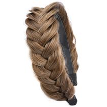 Bandana DIGUAN Wide Messy Braided Synthetic Hair Claybank