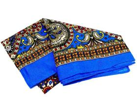 Bandana Estampada Azul. Algodão. Comprar e Usar