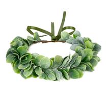 Bandana floral Flower Crown Eucalyptus Halo Wedding Leaf Bandana floral Flower Crown Eucalyptus Halo Wedding Leaf