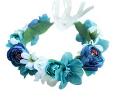 Bandana Flower Crown LLinfflr Fairy Woodland para mulheres Bandana Flower Crown LLinfflr Fairy Woodland para mulheres
