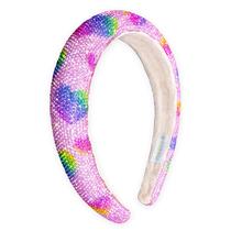 Bandana FROG SAC acolchoada para meninas com strass Rainbow Heart
