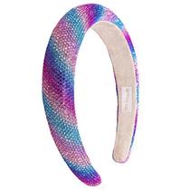 Bandana FROG SAC acolchoada para meninas Rhinestone Rainbow