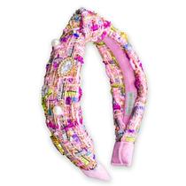 Bandana FROG SAC Knot para meninas com strass pérola rosa