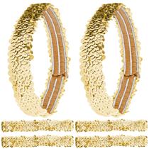 Bandana GORGECRAFT Sequin Elastic Glow Stretch para meninas Bandana GORGECRAFT Sequin Elastic Glow Stretch para meninas