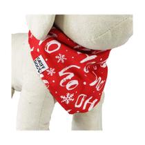 Bandana Griff Dog de Natal para Cães Vermelha - Tamanho 1