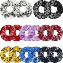 Bandana Hair Scrunchies Canlierr 16 peças para mulheres e meninas