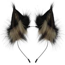 Bandana HAOAN Animal Faux Fur Fox Wolf Ear Costume Cosplay
