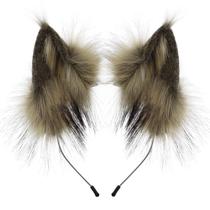 Bandana HAOAN Animal Faux Fur Fox Wolf Ear Costume Cosplay