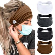 Bandana Huachi Button para máscara, mulheres, homens, enfermeiras, médicos Bandana Huachi Button para máscara, mulheres, homens, enfermeiras, médicos