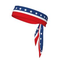 Bandana IYQCJ American Flag Stripes, gravata para homens e mulheres Bandana IYQCJ American Flag Stripes, gravata para homens e mulheres