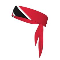 Bandana IYQCJ Bandeira de Trinidad e Tobago para homens e mulheres Bandana IYQCJ Bandeira de Trinidad e Tobago para homens e mulheres