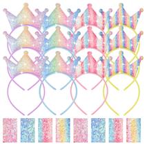 Bandana Juexica Princess Crown para meninas (pacote com 12) Bandana Juexica Princess Crown para meninas (pacote com 12)