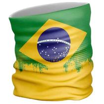 Bandana Marcio May Sport Bandeira Brasil Uv 50 Bandana Marcio May Sport Bandeira Brasil Uv 50