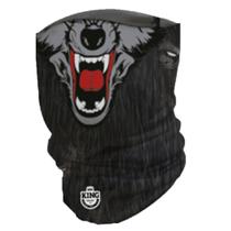 Bandana Mascara Pesca King com Proteção Solar UV 04 Lobo