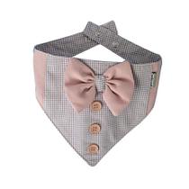 Bandana Modernpet Gravata Borboleta Creme para Cães