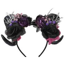 Bandana MOSTORY Black Sheep Horn Gothic Devil Horns Women Bandana MOSTORY Black Sheep Horn Gothic Devil Horns Women