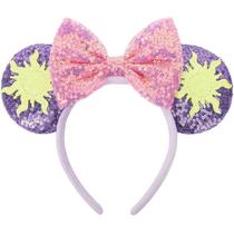 Bandana Mouse Ears ETLUK Princess para mulheres e meninas, roxa
