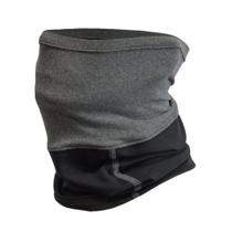 Bandana Neckband Unissex Preto/Cinza Tamanho Único Tubular
