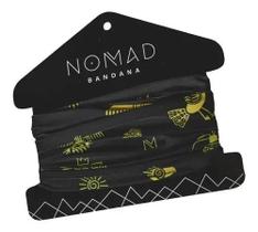 Bandana Nomad Maia preta e amarela