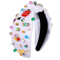 Bandana NVENF Teacher Crystal Pearl Rhinestone Beaded