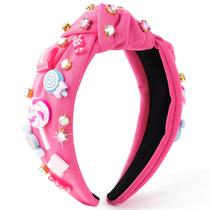 Bandana PANTIDE Candy Jeweled Knotted Halloween para mulheres