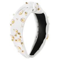 Bandana PANTIDE Daisy Jeweled Knotted Strass para mulheres