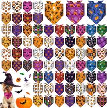 Bandana para cães Sanwuta, abóbora de Halloween, 72 unidades para pequenas e médias Bandana para cães Sanwuta, abóbora de Halloween, 72 unidades para pequenas e médias