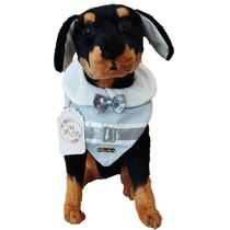 Bandana pet cachorro fim de ano festas natal luxo glamour