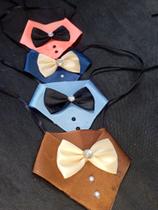 Bandana Pet Cetim P Cães Banho E Tosa Modelo Gravata