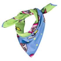 Bandana Pet para Cachorro e Gato Tamanho P M G - Freefaro - Meninas Super Poderosas