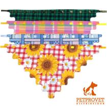 Bandana pet tecido c/12 para cães uso pescoço banho tosa - PetProVet