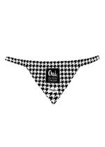 Bandana Pied De Poule para Cachorro Gato Pet Tamanho:G