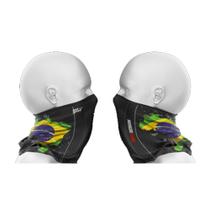 Bandana Protetor Rosto Brasil - Mar Negro