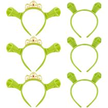 Bandana Srotmirw Green Ogre Ears Princess com coroa para adultos Bandana Srotmirw Green Ogre Ears Princess com coroa para adultos