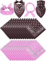 Bandana tipo unidade de 36 peças Paisley Cowboy para festa de Halloween Bandana tipo unidade de 36 peças Paisley Cowboy para festa de Halloween