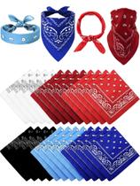 Bandana tipo unidade de 36 peças Paisley Novelty, faixa de algodão Bandana tipo unidade de 36 peças Paisley Novelty, faixa de algodão