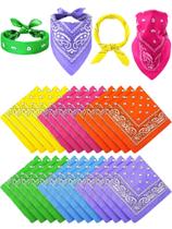 Bandana tipo unidade de 36 peças Paisley para festa de Halloween Bandana tipo unidade de 36 peças Paisley para festa de Halloween