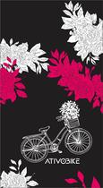 Bandana tubular ciclismo ativobike - rose flowers