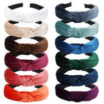 Bandana VELSCRUN, com nós, branca, rosa, vermelha, marrom para mulheres Bandana VELSCRUN, com nós, branca, rosa, vermelha, marrom para mulheres