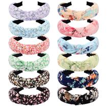 Bandana VELSCRUN Knotted para mulheres floral e boêmia x12 Bandana VELSCRUN Knotted para mulheres floral e boêmia x12