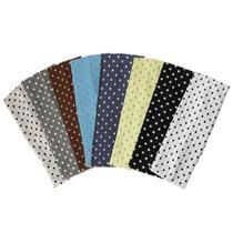 Bandana Weazppre Classic, tecido de bolinhas, preto, branco, feminino Bandana Weazppre Classic, tecido de bolinhas, preto, branco, feminino